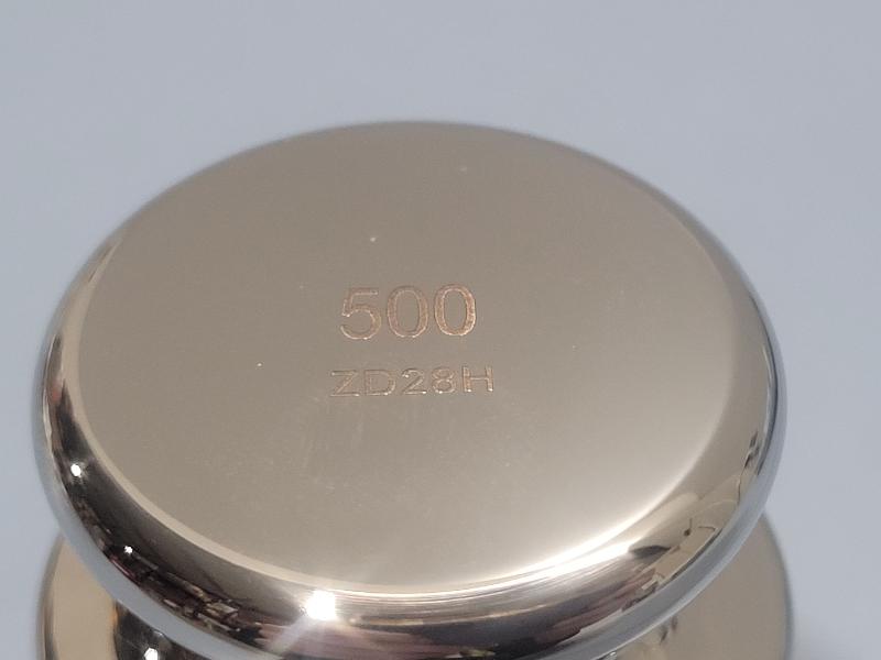 Poids d'étalonnage ZWIEBEL 500g classe F1 INOX_1