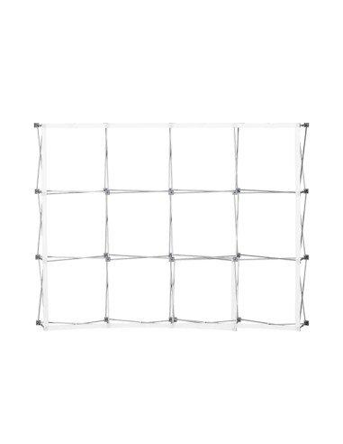 Stand parapluie droit tissu 3x3 avec retour - Référence: PE-STAND-PARA-TISSU-3X3-SR_1