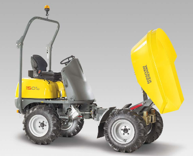 Dumper à pneus Wacker Neuson girabenne 800 L - 1320 kg à vide, capacité benne 0,80 m3_1