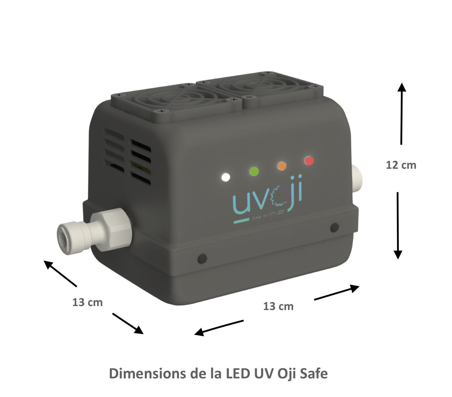 Réacteur LED UV Oji Safe - Débit 4 ou 8 L/min - Désinfection performante et compacte_1