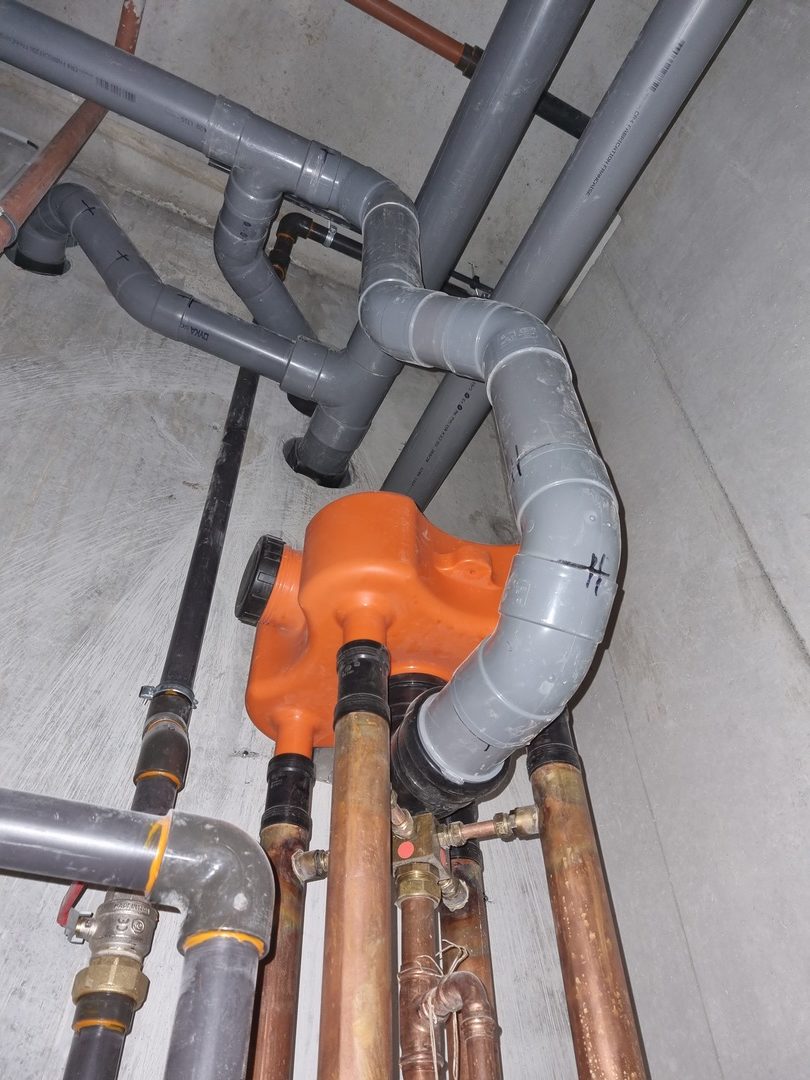 Récupérateur de chaleur collectif vertical passif - Hauteur limitée 1900mm à 2730mm - ReQup-Plus Multi II_1