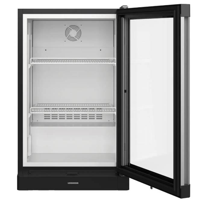 Réfrigérateur de comptoir noir vitré - 75 L | Liebherr BCv1103 744_1