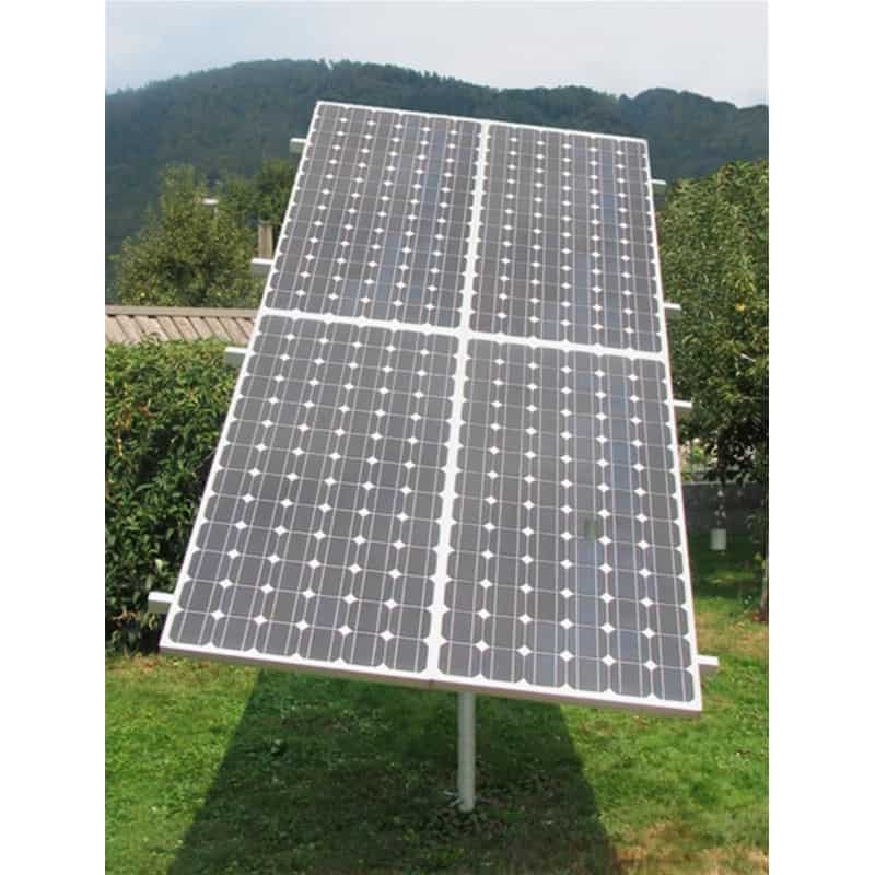 Tracker suiveur solaire motorisé - 4 panneaux jusqu'à 6,5m² - Fixation au sol incluse_1