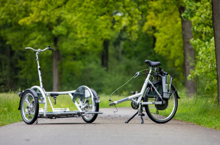 VéloPlus Tricycle Vélo pour Handicapé Transport Fauteuil Roulant_1