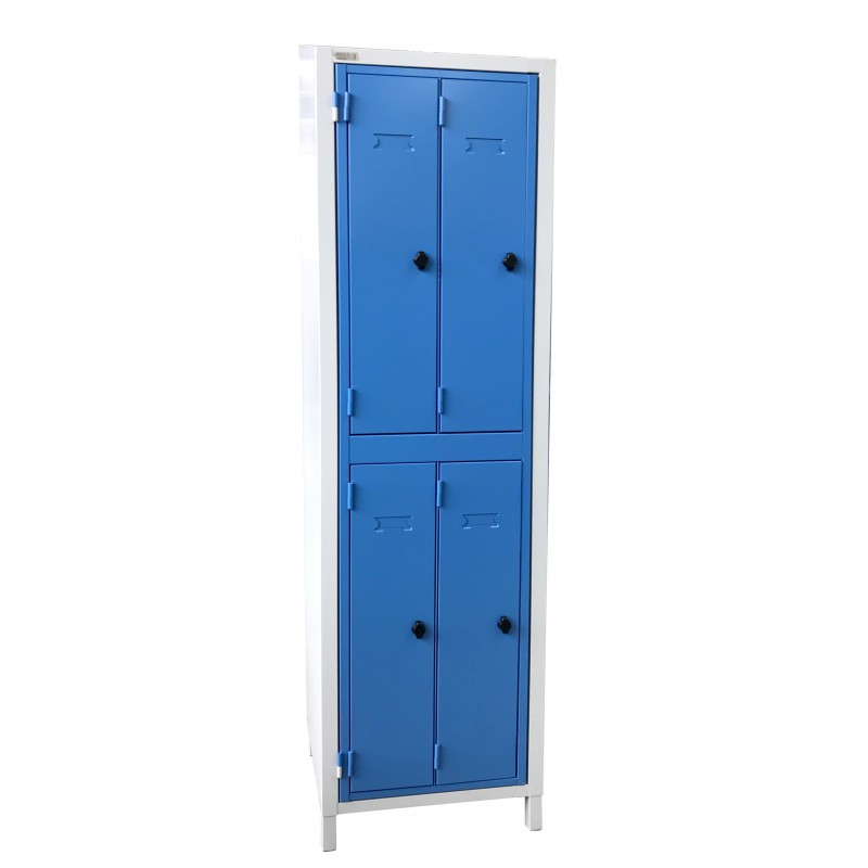 Armoire en tôle acier robuste de 4 à 16 casiers et 8 à 16 colonnes - Distribution de vêtements pliés ou sur cintre_1