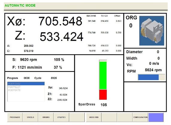 C-CNC - Rectifieuse cylindrique GER - Pour pièces jusqu'à 1000 mm de longueur, 275 mm de diamètre et 100 kg_1