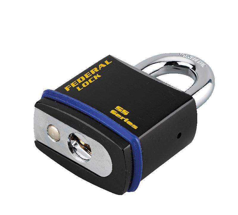 Cadenas à clé 720 - 54 mm - acier cémenté anti-corrosion - anse renforcée au molybdène - marque Thirard_1