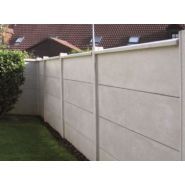 Clôtures en béton PL - DBV - Poids 77 kg - Plaques lisses_1