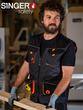 Gilet de travail - Polyester/Coton 65/35 - 245 g/m² - Nombreuses poches fonctionnelles - Singer® Safety_1
