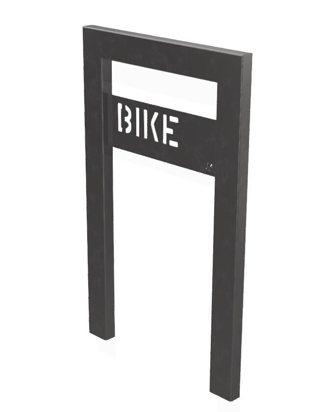 Support vélo en acier inoxydable personnalisé - Universel et modulable - Référence BTSV200_1