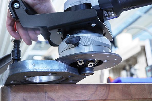 Chanfreineuse portative SMA 40-BER - Fraisage sans bavures - Technologie d'amorti - Réf. 71471_1