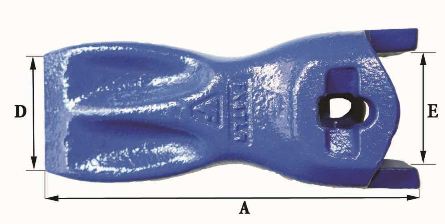 Dents de godet Fastkey FK4 TLR - Référence FK4 TLR - Poids 3.4 kg - Dimensions précises_1