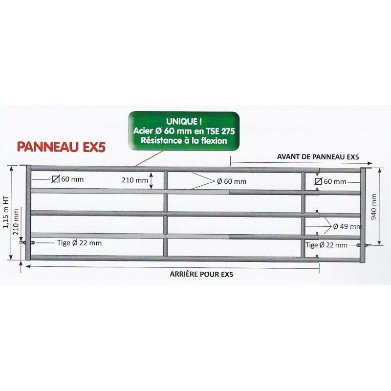 Panneau barrière jourdain 3-4 mètres ex5_1
