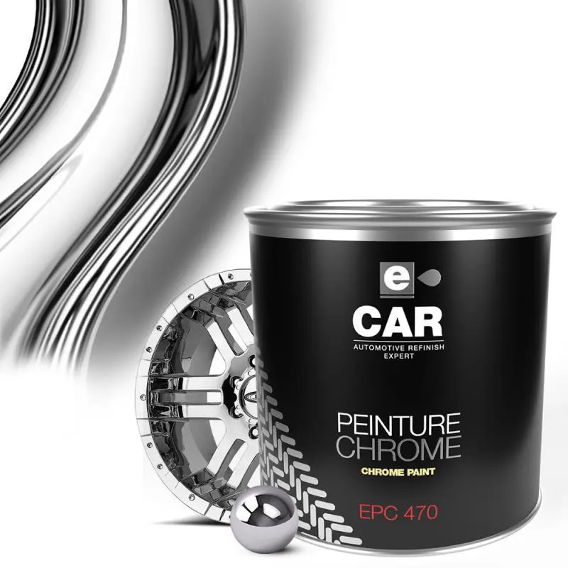 Peinture chrome en pot pour voiture - Finition miroir parfaite - ECAR EPC470_1