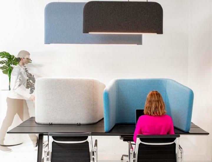 Séparateur d'aspace acoustique professionnel - ref : buzzishield_1