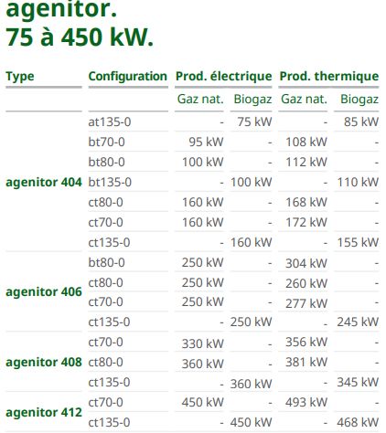 Agenitor - Groupe électrogène industriel 2G Energie SAS - 75 à 450 kW - Haut rendement et moteur à gaz optimisé_1