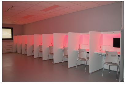 Cabines d'analyses sensorielles modulables en panneaux de résine de synthèse - mono-poste ou multi-postes - SYNTHESE_1