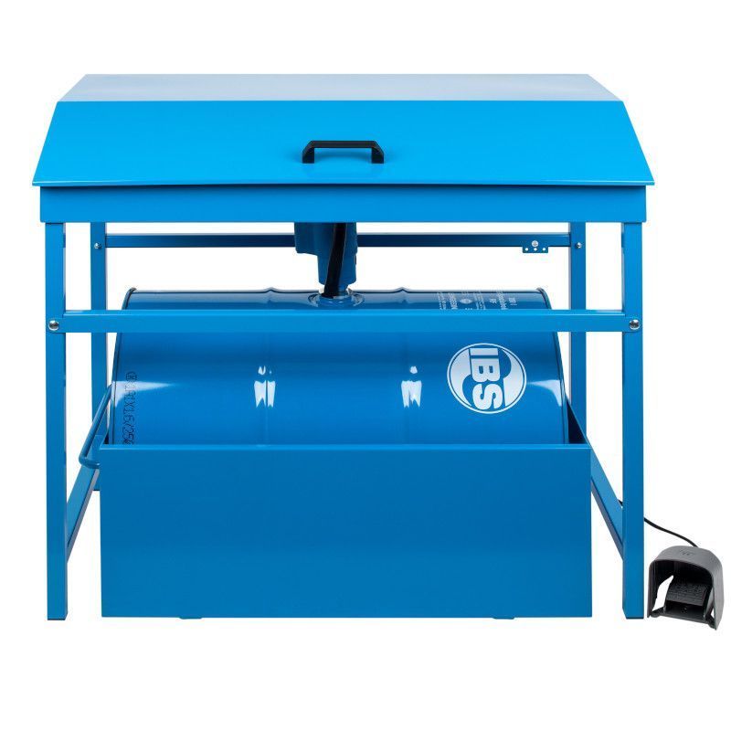 Fontaine de dégraissage manuelle - solvant MD - charge 250 kg - raccord sur fût - dimensions 1165x695x1055 mm_1