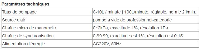Hd-w810-6 - Appareil de contrôle d'étanchéité d'air d'affichage en temps réel - Haida - Alimentation AC220V, 50Hz_1
