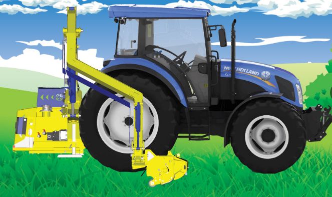 M600AX M548ASX - Broyeur forestier Marolin - 120-125 cm - Débroussailleuse hydraulique semi-professionnelle_1