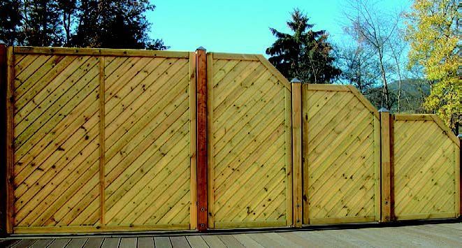 Clôture en bois panneau_1