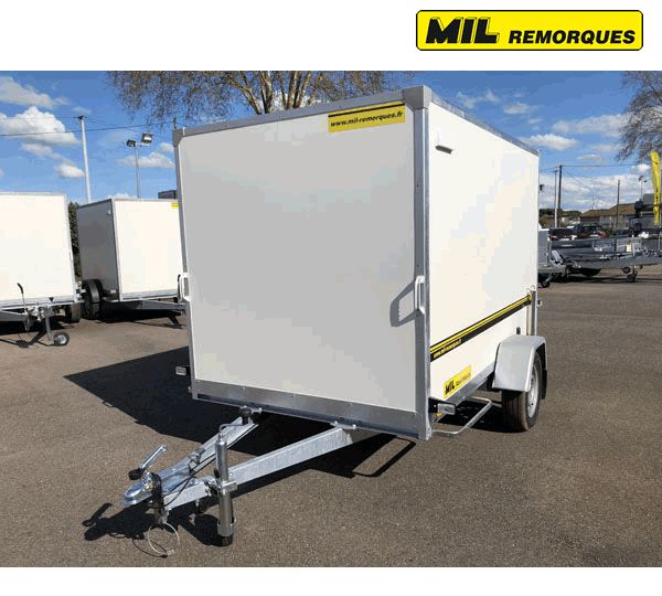 Remorque fourgon 7 multiplex - Mil Remorque - PTAC 750 kg - 250x150xH150 cm_1