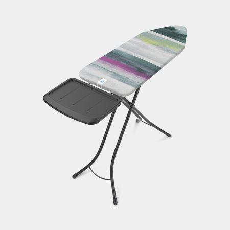 Table à repasser taille C -124 x 45 cm, pour centrale vapeur - Morning Breeze avec support métallique et cadre réglable_1