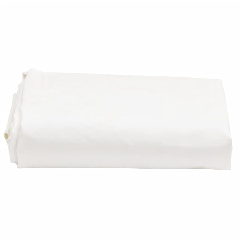 Vidaxl bâche blanc 5x8 m 650 g/m² 156073_1