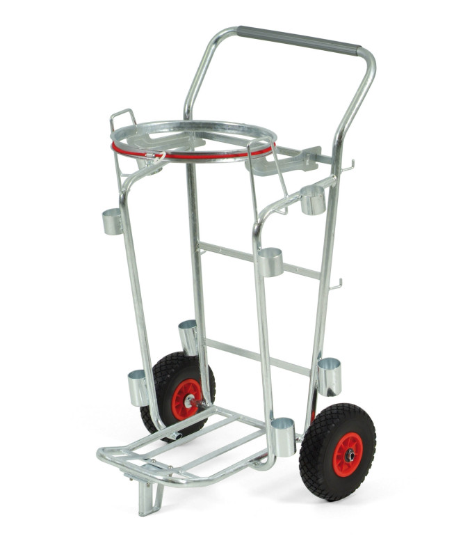 Chariot de voirie avec anneau porte sac_1