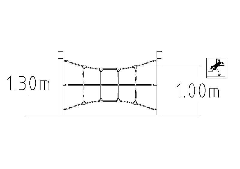 Jeu de grimpe en robinier - réf 8061274 - Hags_1