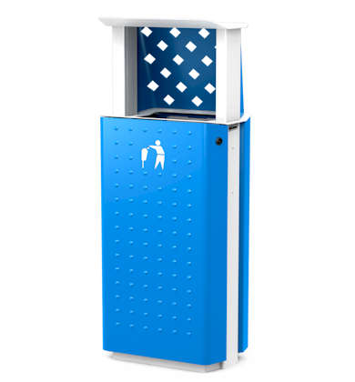 Citypole - corbeille à déchets élégante et robuste - Bammens_1