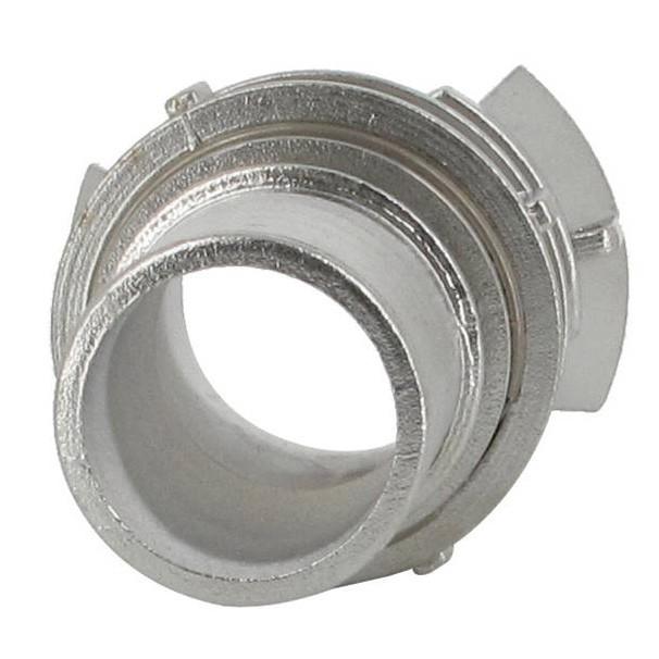 Demi-raccord symétrique avec verrou - DN 40 mm - Embout annelé Ø 40 mm - Inox_1