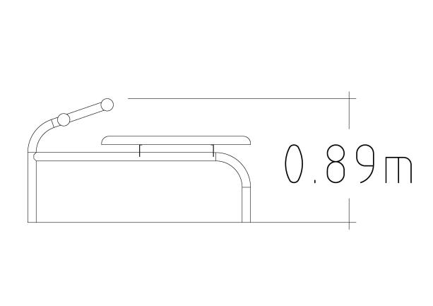 Equipement de fitness extérieur - Gym Single Sit Up - 8036734 - Hags - Renforcement musculaire et stabilité du tronc_1