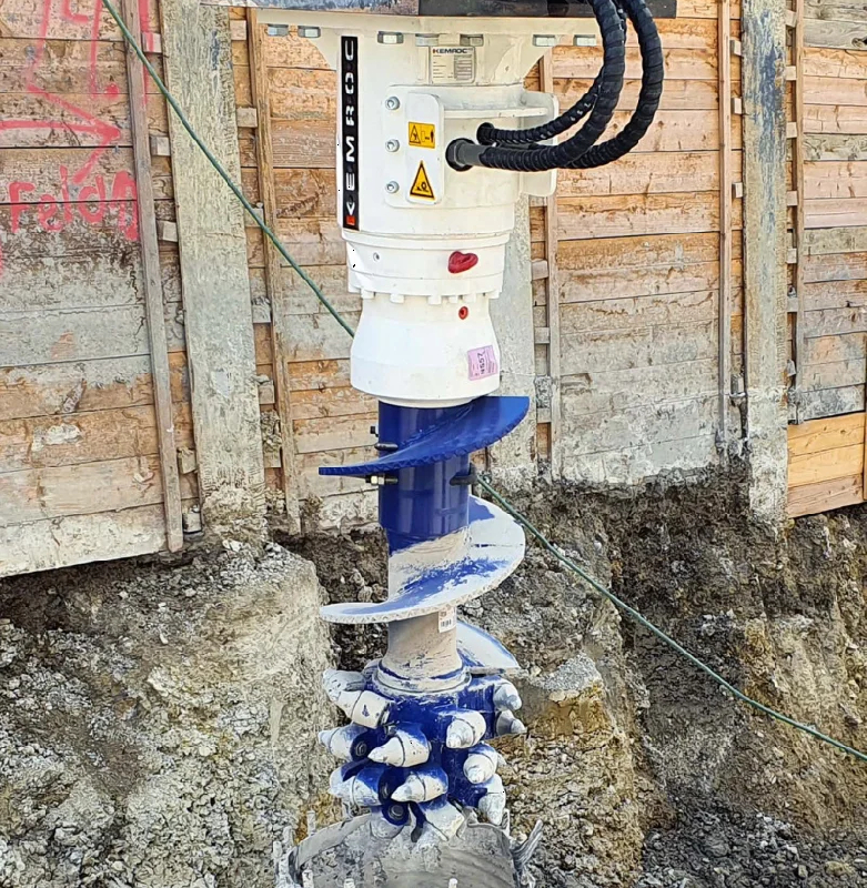 Fraise pour pieu - Powertool KRX - moteur à pistons radiaux - 5 à 50 t_1