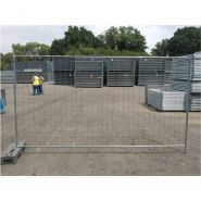 M350 - Clôture grillagée mobile - Plaka Group - Mailles 103 x 355 mm - Soudure continue et galvanisation_1