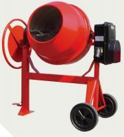 Bétonnière électrique compacte avec moteur 800W et cuve 165 litres