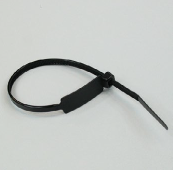 Lien de serrage à Platine - Longueur 200 mm - Tige Ø4.8 mm - Platine 13x28 mm - Bleu_1