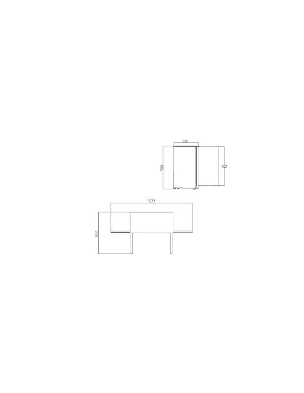 Arrière-bar 3 portes vitrées inox - 320L - Thermostat électronique - Éclairage LED - C3BI_1