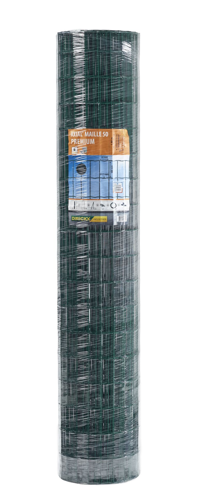 AXIAL® Maille 50 Premium - Clôture rigide en rouleaux avec fil Ø 2,5 mm et garantie 10 ans anti-corrosion_1