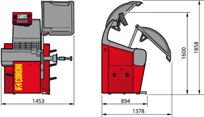 Équilibreuse automatique em9550 plus laserline 220 v_1