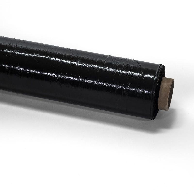 Film étirable noir pour palettisation manuelle - 45cm x 300m - Polyéthylène, 15 microns_1