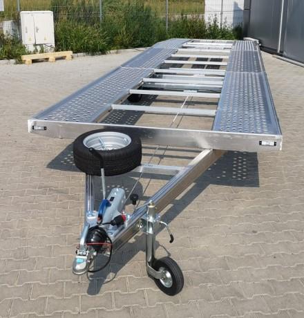Remorque porte voiture plateau - 8,50 x 2,15 m - 3500 KG - FULL ALUMINIUM - GALA TAURUS DUO 85 35 3_1