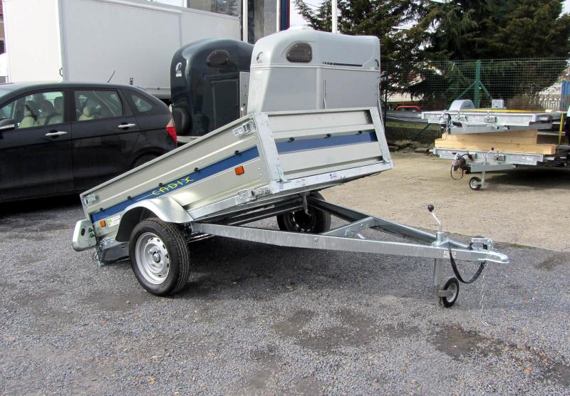 Remorque sans frein à plancher bois pour transport de bagages et bricolages - Lider Cadix 39310 - 750 kg_1