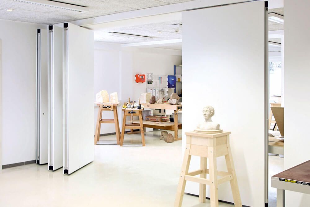 Variflex EI 30 - Cloisons mobiles Dorma Hüppe - Largeur jusqu’à 1 250 mm - Protection incendie EN 13501-2_1