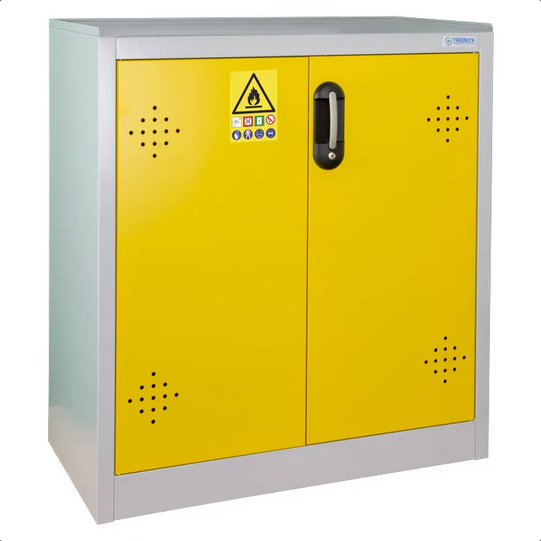 Armoire de sécurité Trionyx - Comptoir 2 portes - Ref AZ110 - Stockage de produits inflammables, corrosifs et toxiques_1