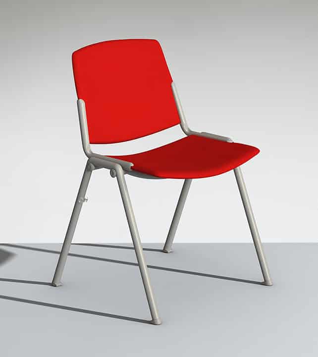 Chaise empilable  new modulamm  avec design indémodable pour salles de réunion, salles de classe, salles d'attente_1