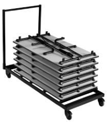 Chariot pour tables - Buff'hyeres Collectivités - robuste et pratique_1