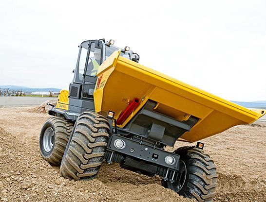 Dw90 dumper sur pneu - wacker neuson - 9000 kg_1