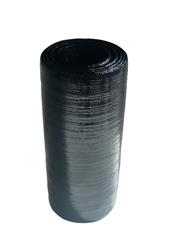 Film pré-étiré pour banderoleuse à bras tournant - 513545 – Pour filmeuses Girotech - Noir 7µ - 390 mm x 800 m_1