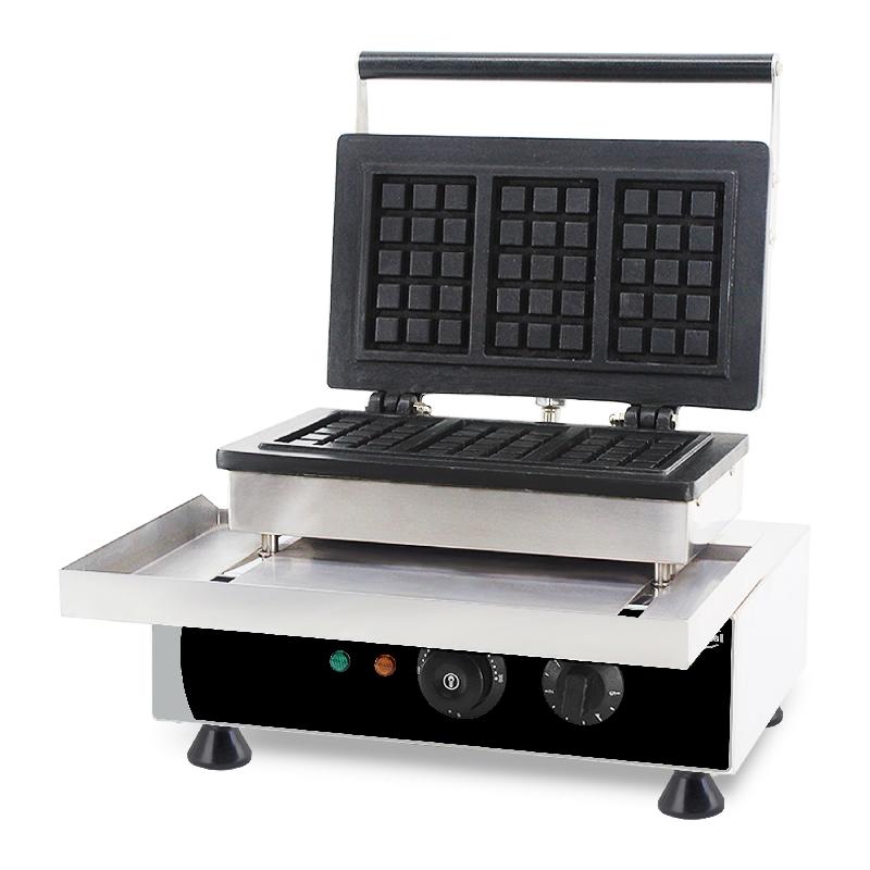 Gaufrier 3pcs gaufre de bruxelles l380 7540.0060 COMBISTEEL_1